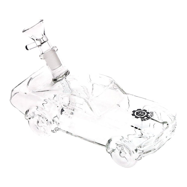 2CT BUNDLE - SeshGear Clear Car Glass Water Pipe - 6.75" / 14mm F