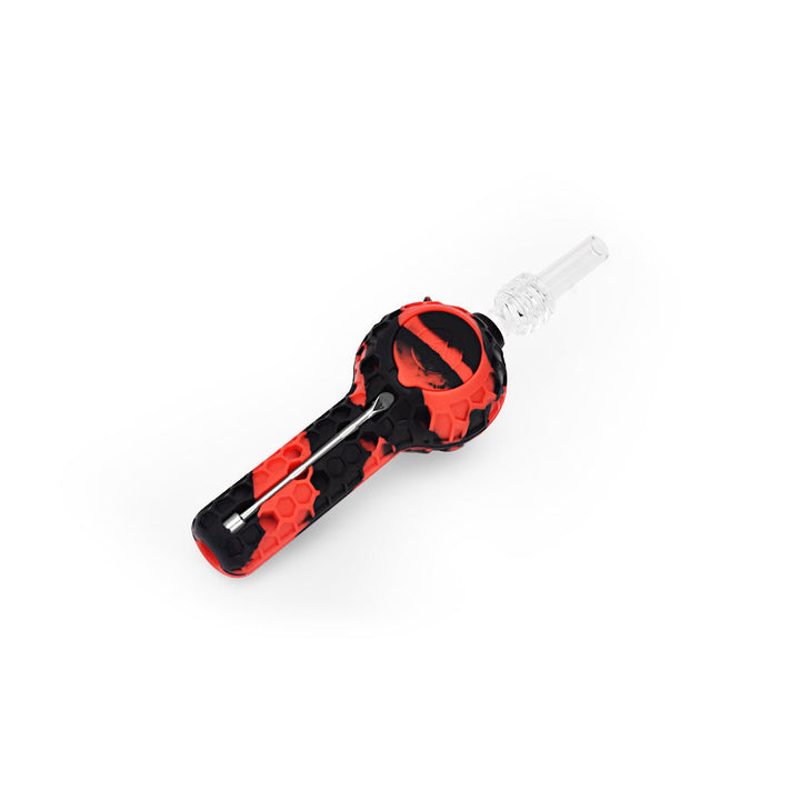 Ritual - 4'' Silicone Nectar Spoon - Black & Red - Headshop.com