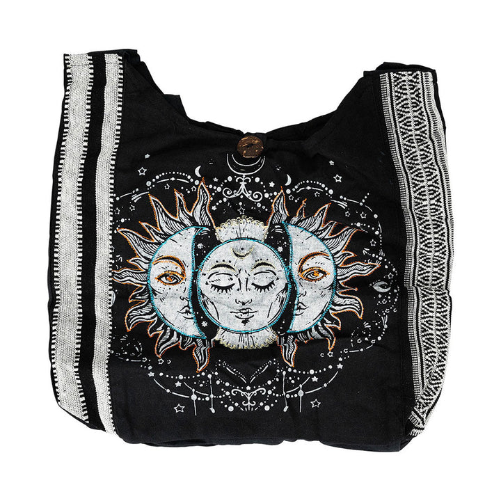 ThreadHeads Sun & Moon Striped Sling Bag - 15"x15" - Headshop.com