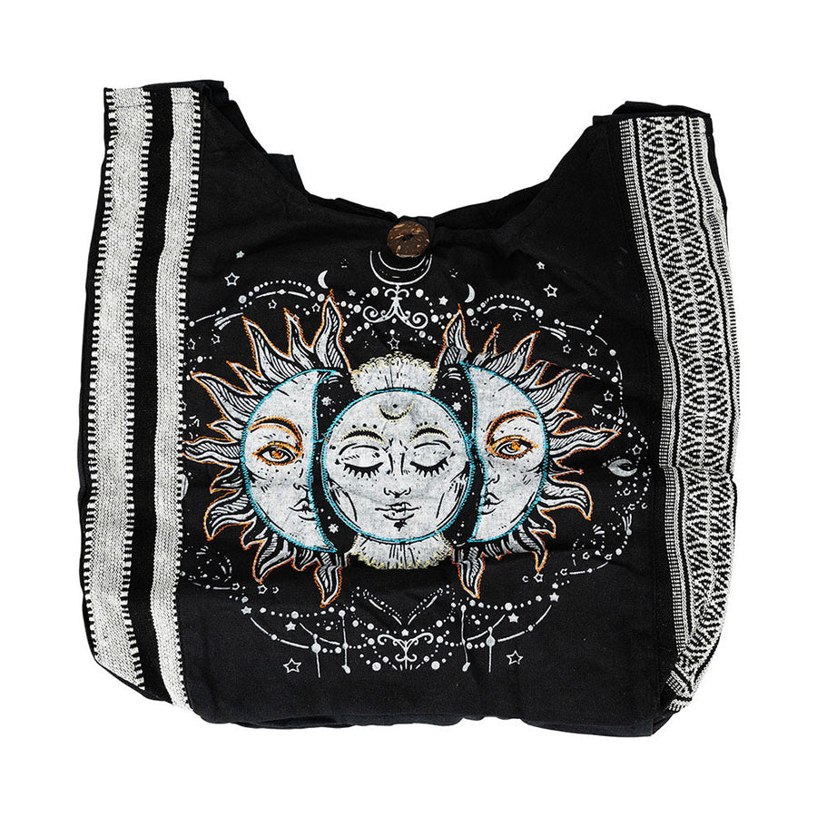 ThreadHeads Sun & Moon Striped Sling Bag - 15"x15" - Headshop.com