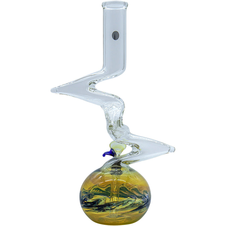 LA Pipes "Switchback" Bubble Base Bong - Headshop.com