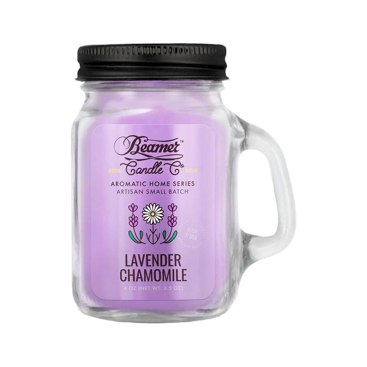 Beamer Candle Co. Aromatic Home Series Mini Mason Jar Candle | 4oz - Headshop.com