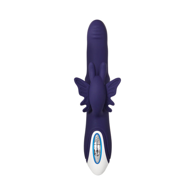 Evolved Put A Ring On It Rechargeable Silicone Dual Stimulator Blue - Headshop.com