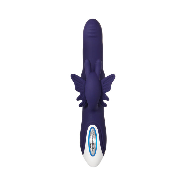 Evolved Put A Ring On It Rechargeable Silicone Dual Stimulator Blue - Headshop.com