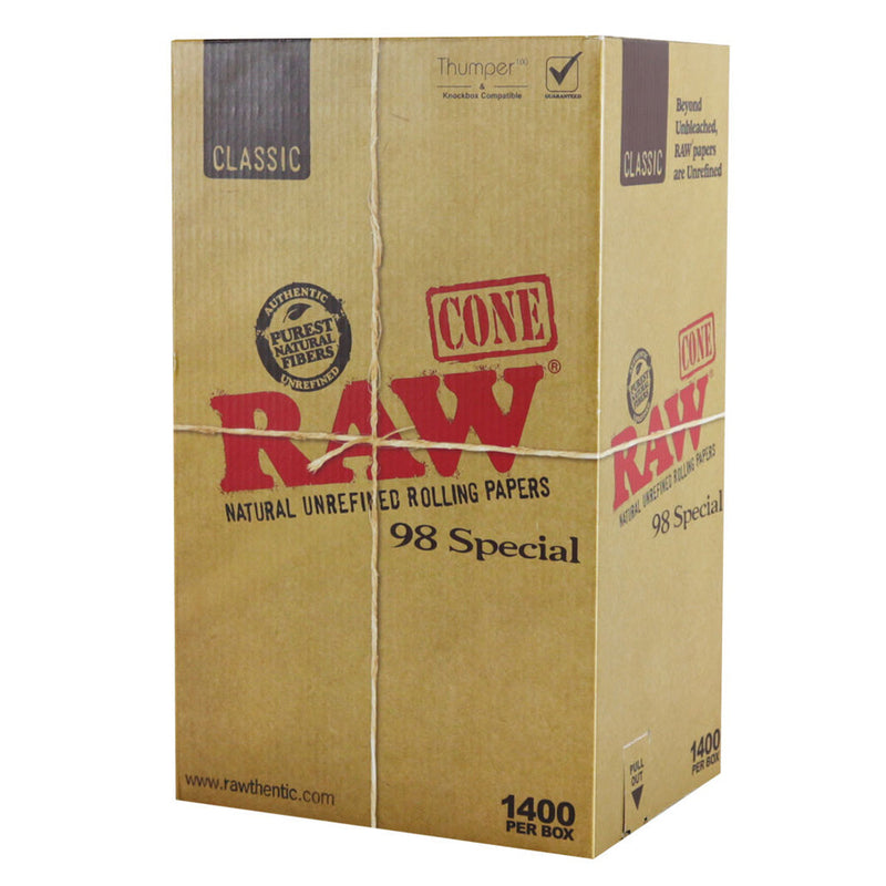 RAW Classic 98 Special Cones - 1400pc Box - Headshop.com