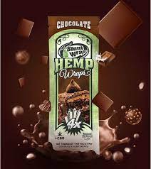 Blunt Wrap Hemp Wraps Chocolate-BOX/DISPLAY - Headshop.com