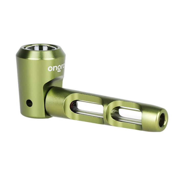 ONGROK Aluminum & Glass Spoon Pipe | 4.25"