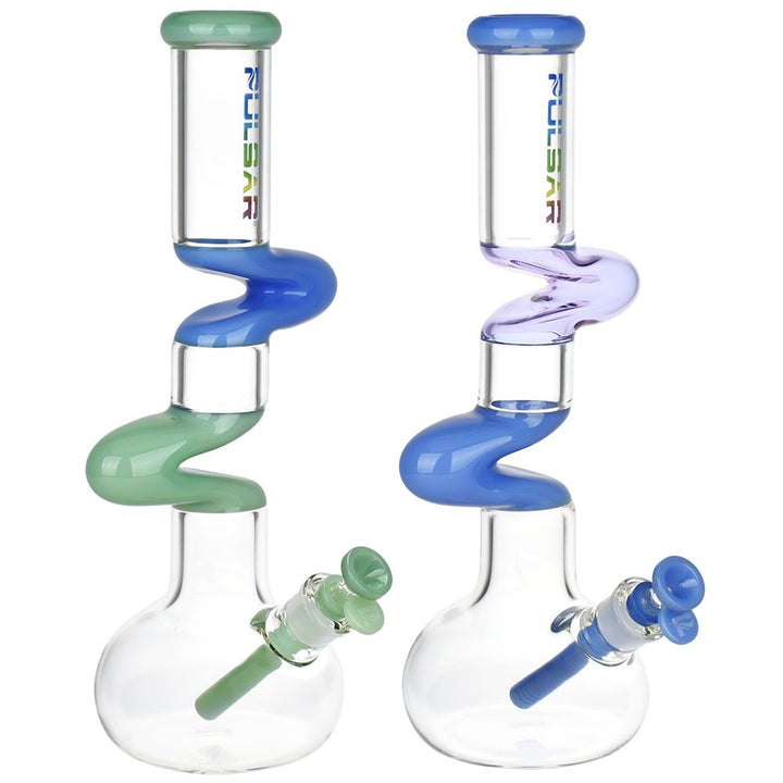 Pulsar Paths Of Joy Glass Water Pipe | 15" | 14mm F - Headshop.com