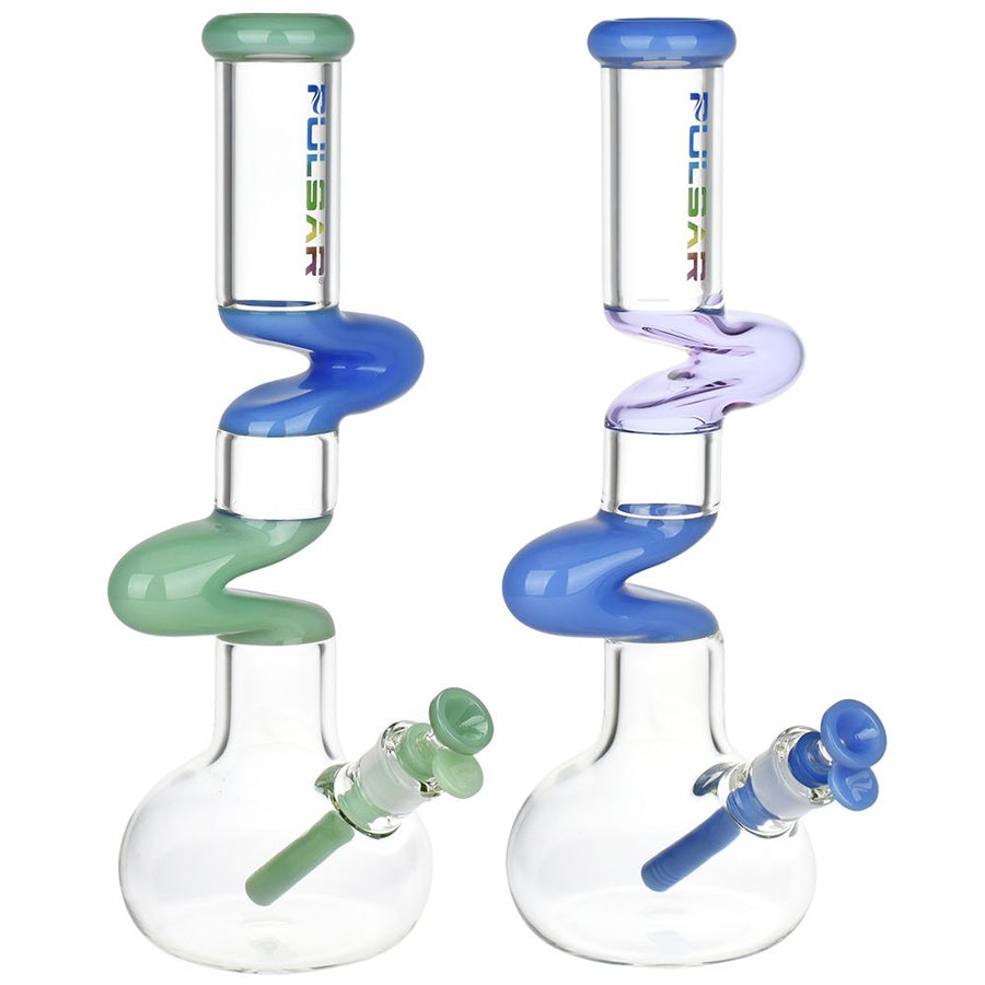 Pulsar Paths Of Joy Glass Water Pipe | 15" | 14mm F - Headshop.com