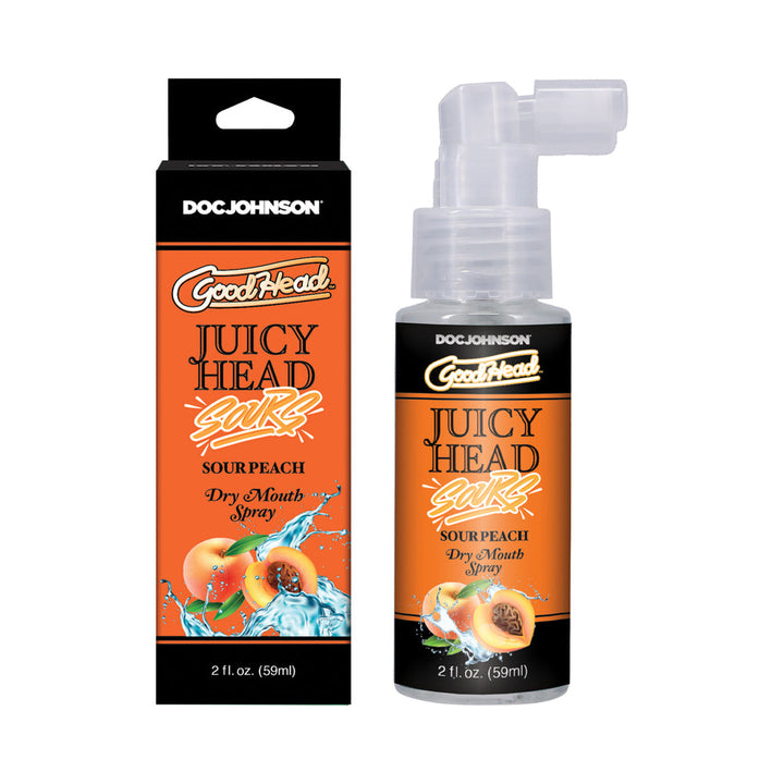 GoodHead Juicy Head Dry Mouth Spray Sour Peach 2 oz. - Headshop.com