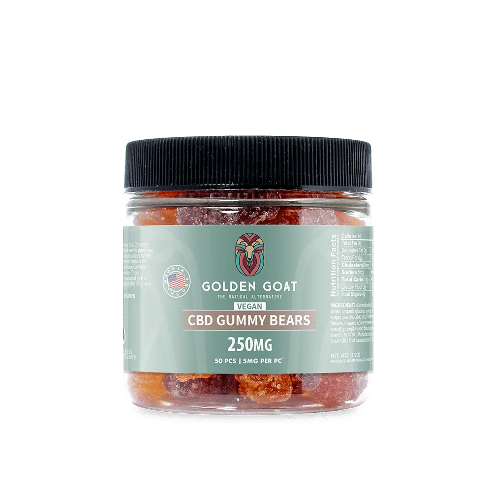 CBD Vegan Gummies 250MG - Clear Bears - Headshop.com
