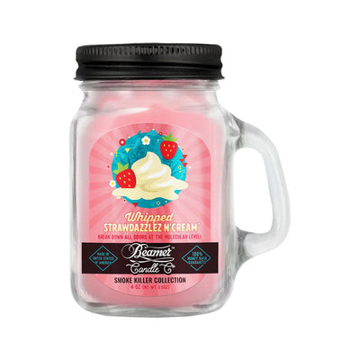 Beamer Candle Co. Mason Jar Candle | Whipped Strawdazzlez N' Cream - Headshop.com