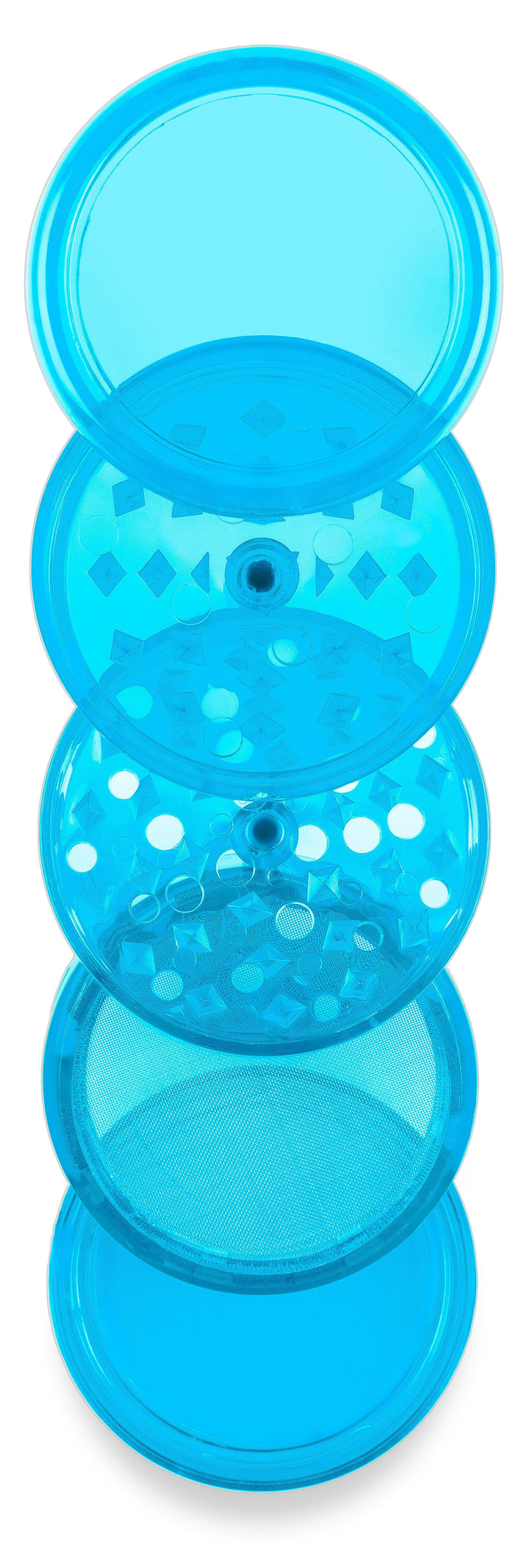 Higher Standards 4-Piece Herb Grinder with Pollen Catcher - Headshop.com