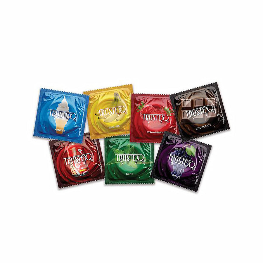 Trustex Flavored Condom (Assorted/144 Per Display) - Headshop.com