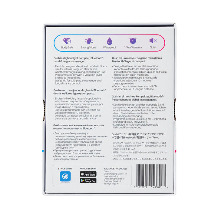 Lovense Gush Bluetooth Glans Massager and Masturbator - Headshop.com