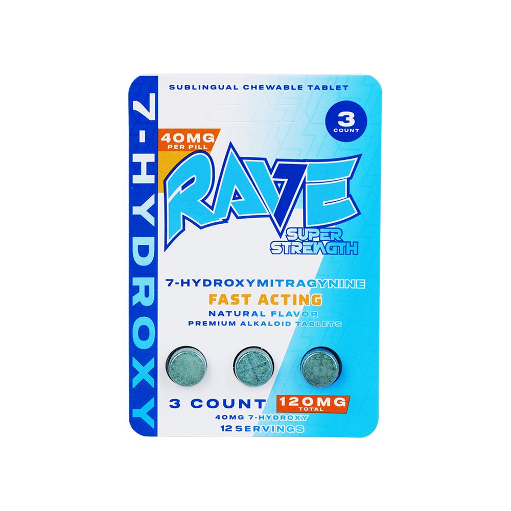 Rave Super Strength 7-Hydroxymitragynine Fast Acting Tablets - Headshop.com