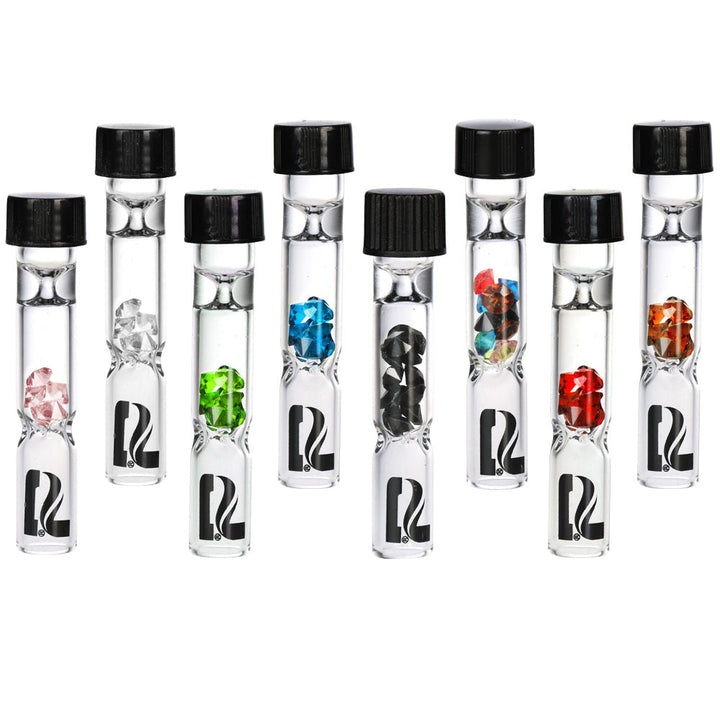Pulsar Gem Filter Glass Chillum w Lid -2.75"/Asst - 48PC DISP - Headshop.com