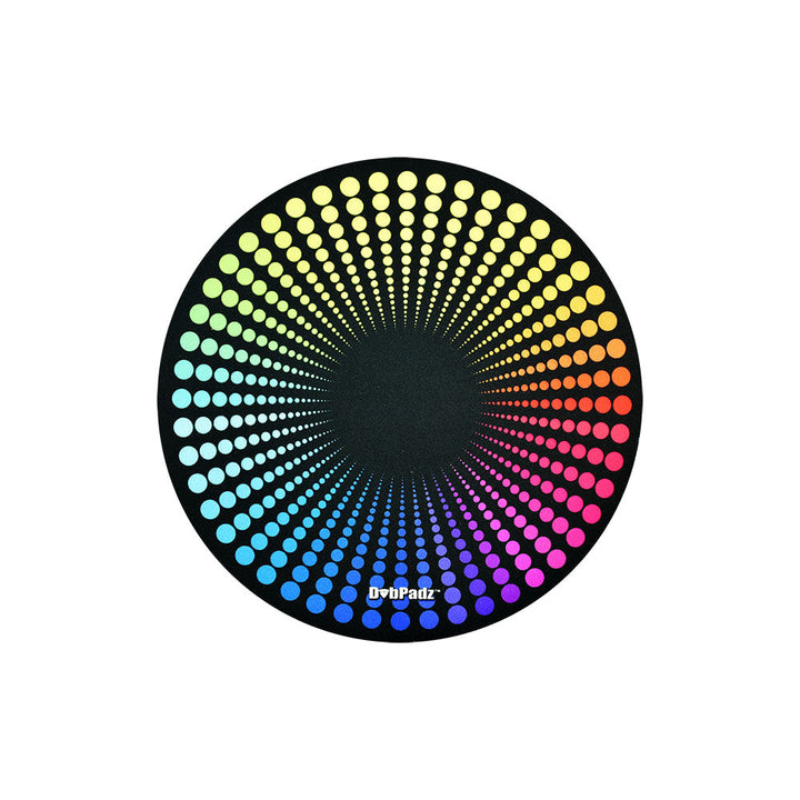 DabPadz Fabric Top Rubber Dab Mat | Disco Dots - Headshop.com