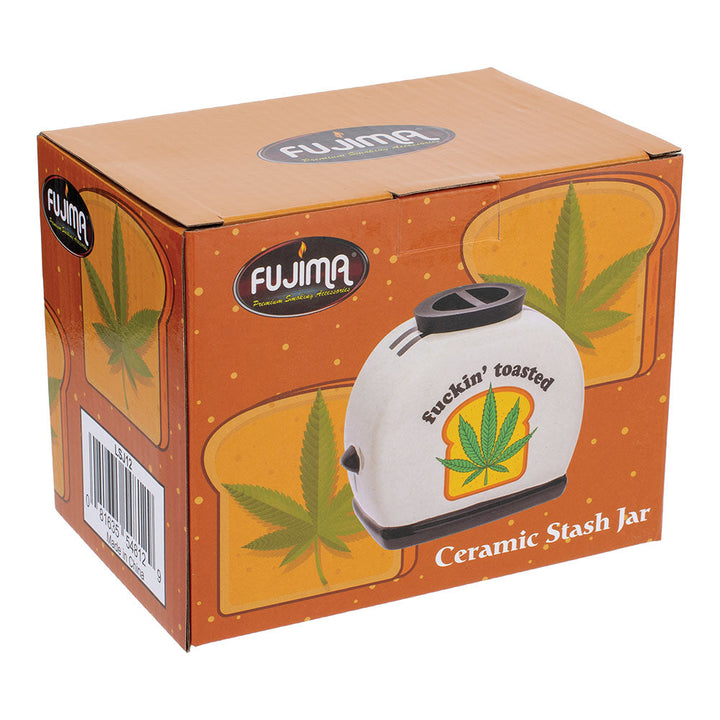 Fujima Fuckin' Toasted Ceramic Stash Jar - 4.5" - Headshop.com