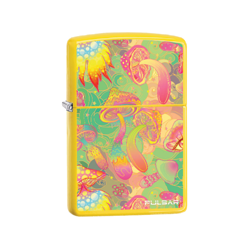Pulsar Zippo Lighter | Watchful Shrooms | Classic Lemon - Headshop.com