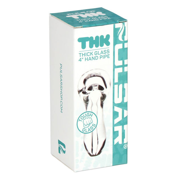 Pulsar "THK" 9mm Glass Spoon Pipe - 4"