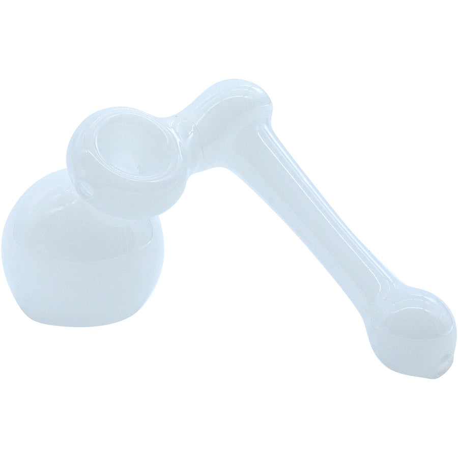 LA Pipes "Ivory Sidecar" Glass Sidecar Bubbler Pipe - Headshop.com