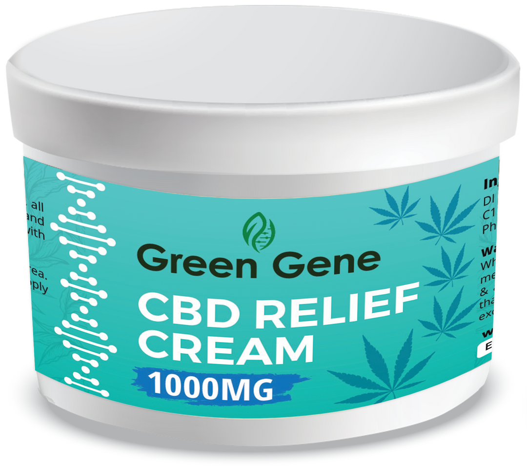 Greene Gene CBD Muscle & Joint Pain Relief Cream (250MG-3000MG) - Headshop.com