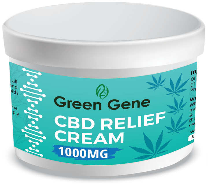 Greene Gene CBD Muscle & Joint Pain Relief Cream (250MG-3000MG) - Headshop.com