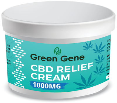 Greene Gene CBD Muscle & Joint Pain Relief Cream (250MG-3000MG) - Headshop.com