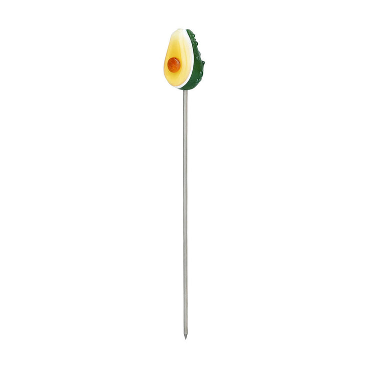 Pulsar Fruit Series Avocado Gold Herb Pipe Glow Duo - 10" / 14mm F - Headshop.com