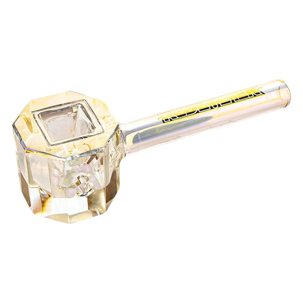 Red Eye Tek Terminator Finish Infinity Bowl Octagon Glass Hand Pipe | 4.5" - Headshop.com