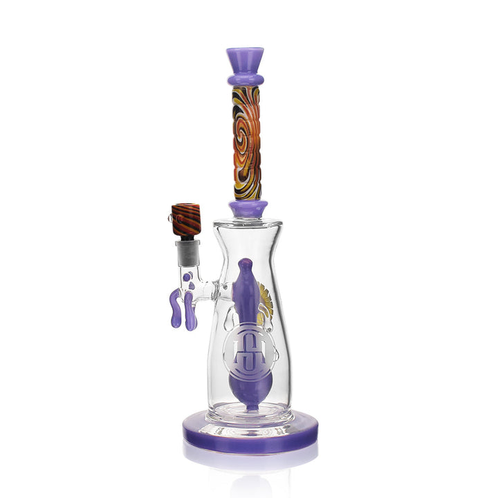 High Society | Jupiter Premium Wig Wag Waterpipe (Slime Purple) - Headshop.com