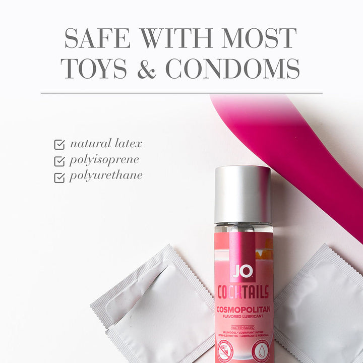 JO Cocktails Cosmopolitan Flavored Water-Based Lubricant 2 oz. - Headshop.com