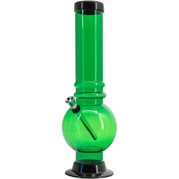 Acrylic Bubble Base Bong - 12-15"