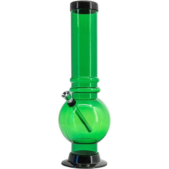 Acrylic Bubble Base Bong - 12-15"
