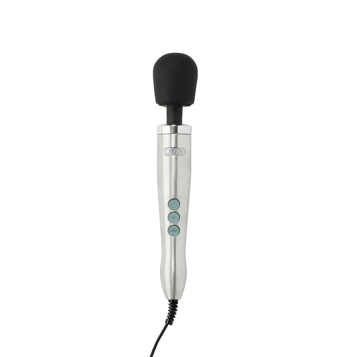 Doxy Die Cast Wand Vibrator Brushed Metal - Headshop.com