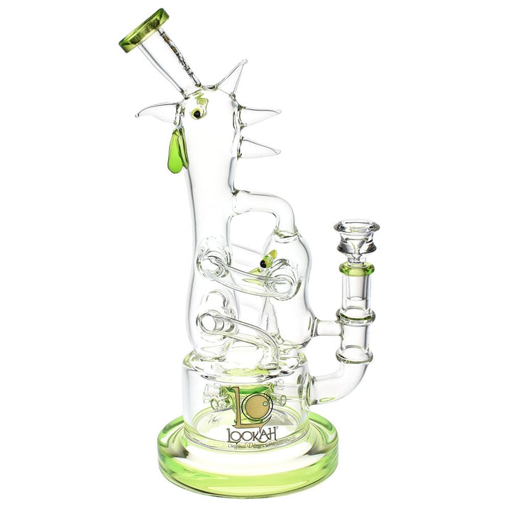 Lookah Glass Chicken Recycler Water Pipe | 12.25" | 14mm F - Headshop.com