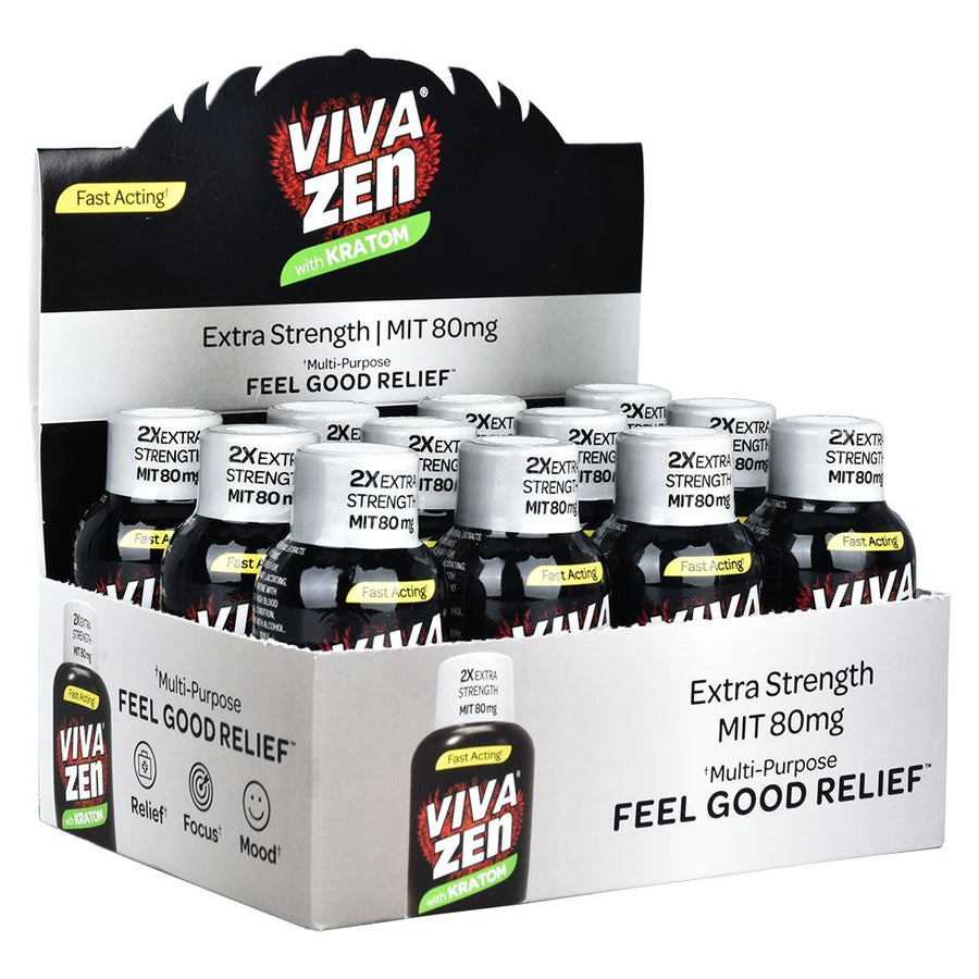 12CT DISPLAY - VIVAZEN MIT 80 2x Extra Strength Formula - 80mg / 1.9oz - Headshop.com