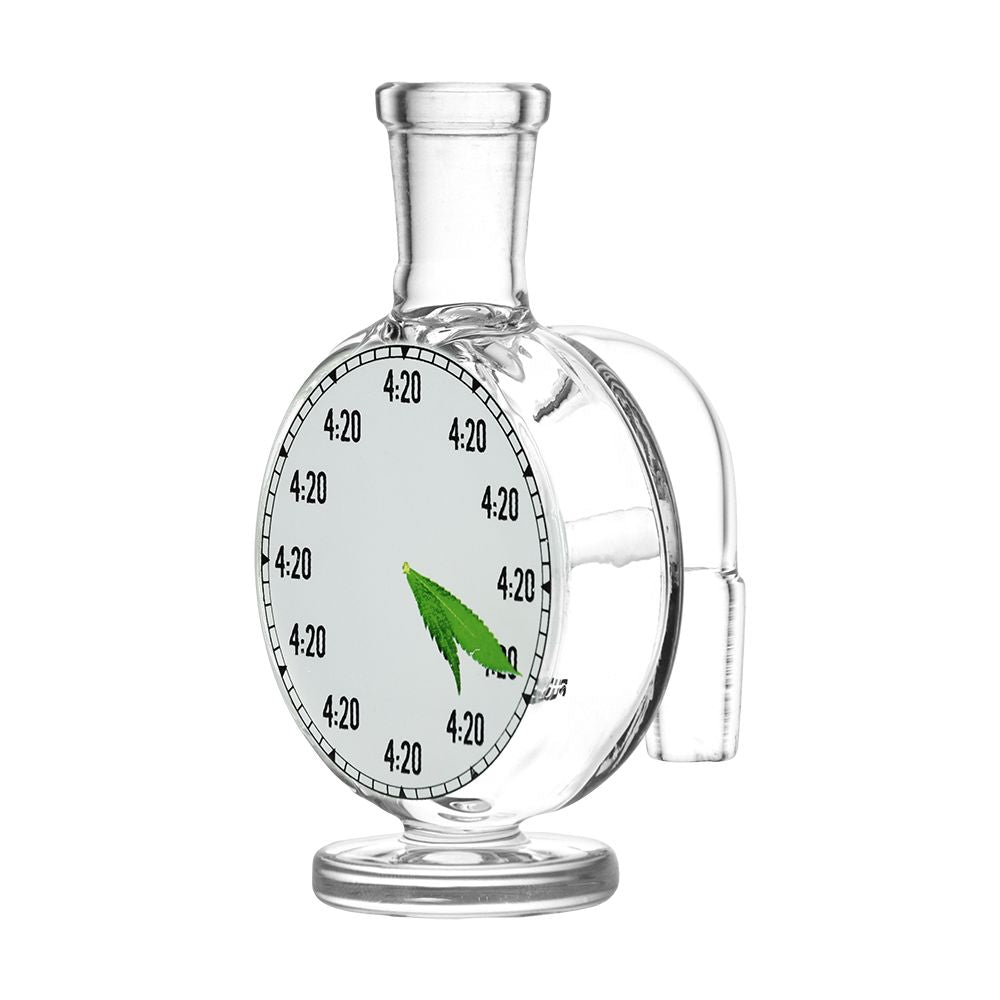 Pulsar 420 Timepiece Glass Ash Catcher - 4" / 14mm M / 90D - Headshop.com