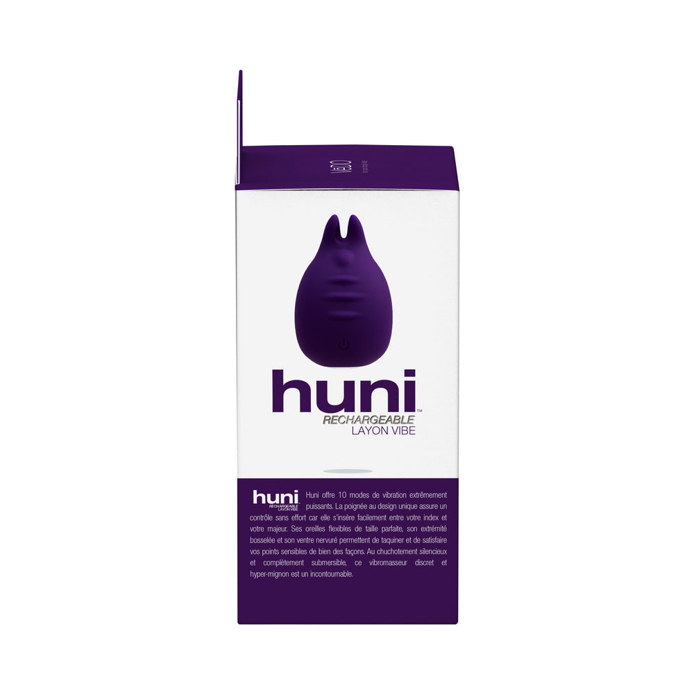 VeDO Huni Rechargeable Finger Vibe Deep Purple - Headshop.com