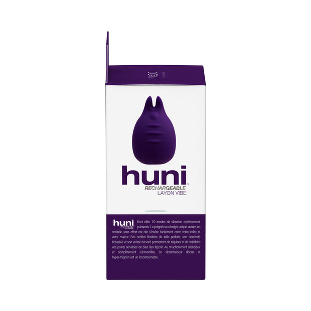 VeDO Huni Rechargeable Finger Vibe Deep Purple - Headshop.com