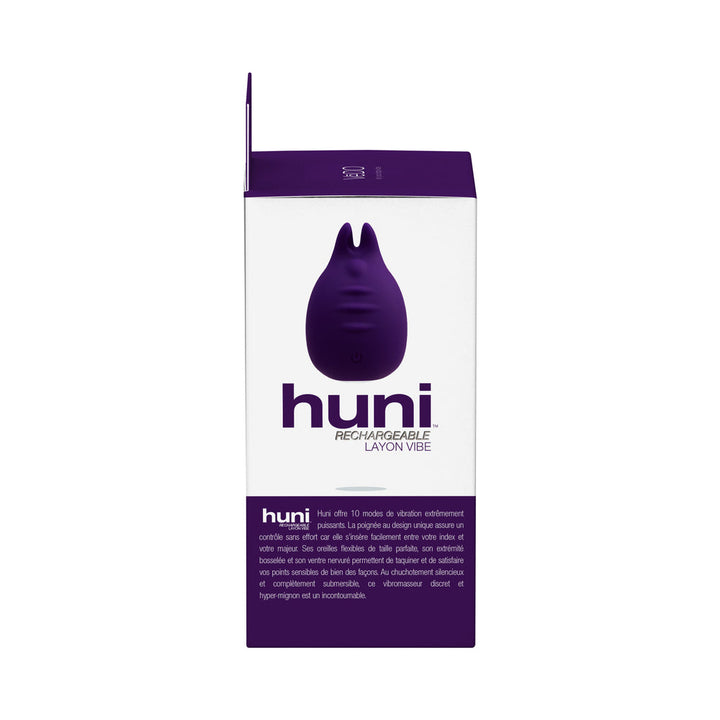 VeDO Huni Rechargeable Finger Vibe Deep Purple - Headshop.com