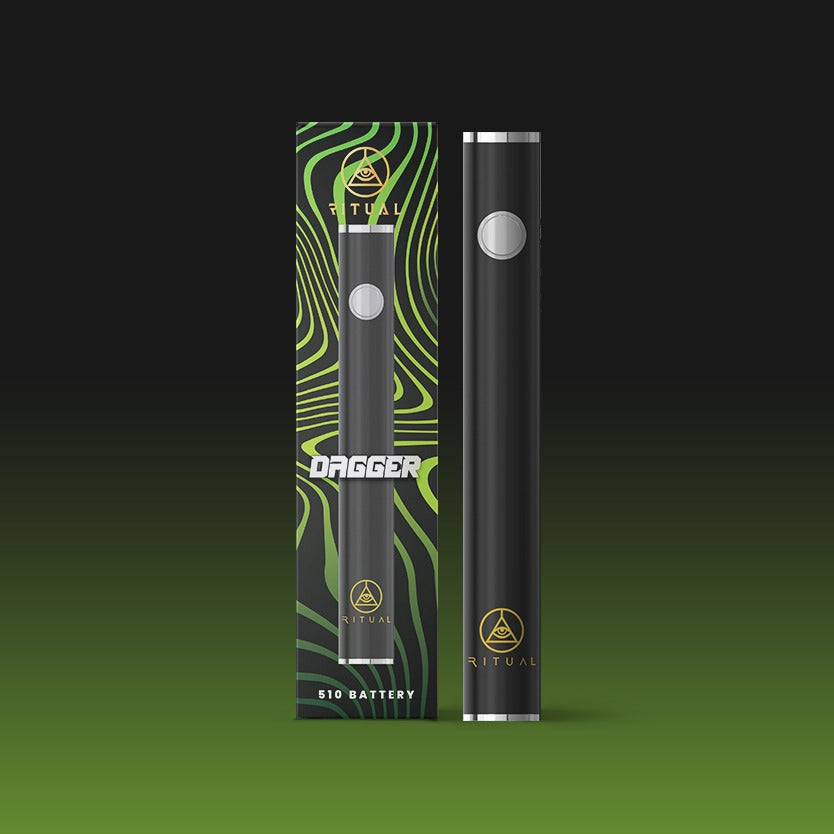 Ritual | Dagger 510 Variable Voltage Pen Battery - Black - Headshop.com