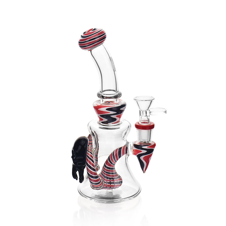 High Society - Tulu Premium Wig Wag Concentrate Rig (Red & Black) - Headshop.com