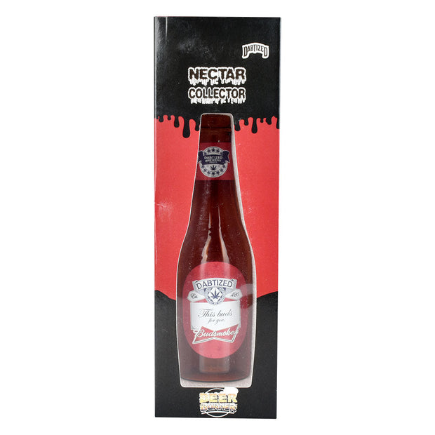 Dabtized Beer Burner Bubbler Dab Straw | 10mm F | 7.75" - Headshop.com