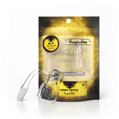 Honeybee Herb Quartz Kettle Banger - 90° - Headshop.com
