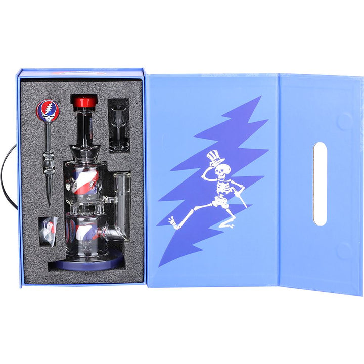 Grateful Dead x Pulsar Stealied Out Dab Rig Set - 9" / 14mm F - Headshop.com