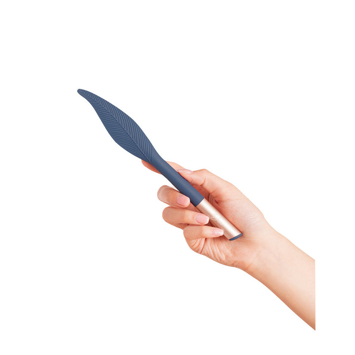 Deia The Feather Vibrating Tickler Silicone Blue - Headshop.com