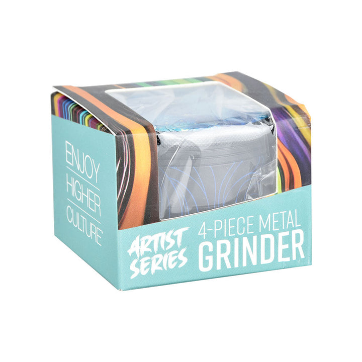 Pulsar Design Series Grinder with Side Art - Space Dust / 4pc / 2.5" - Headshop.com