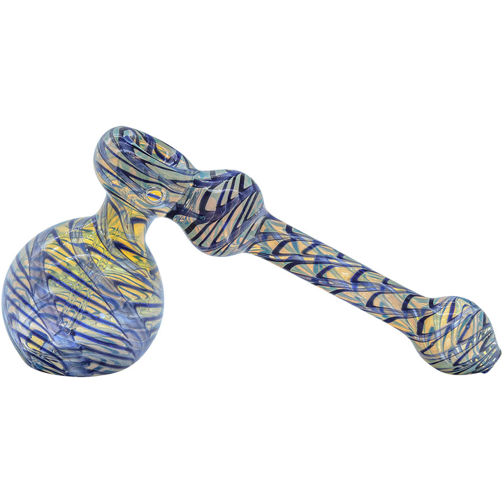 LA Pipes "Full Rake" Fumed Hammer Bubbler Pipe (Various Colors) - Headshop.com